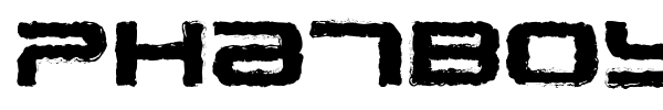 PhatBoy Slim Rough font preview